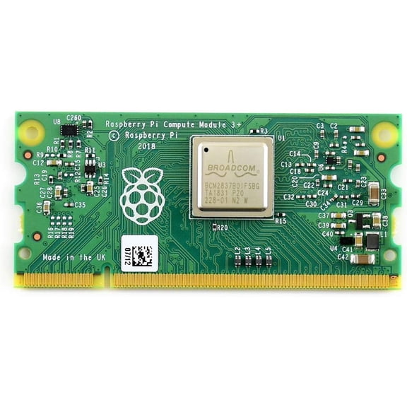 Compute Module 3+/8GB 3 Model B+ BCM2837 Processor and 1GB RAM in a Flexible Form Factor with 8GB eMMC Flash CM3+/8GB