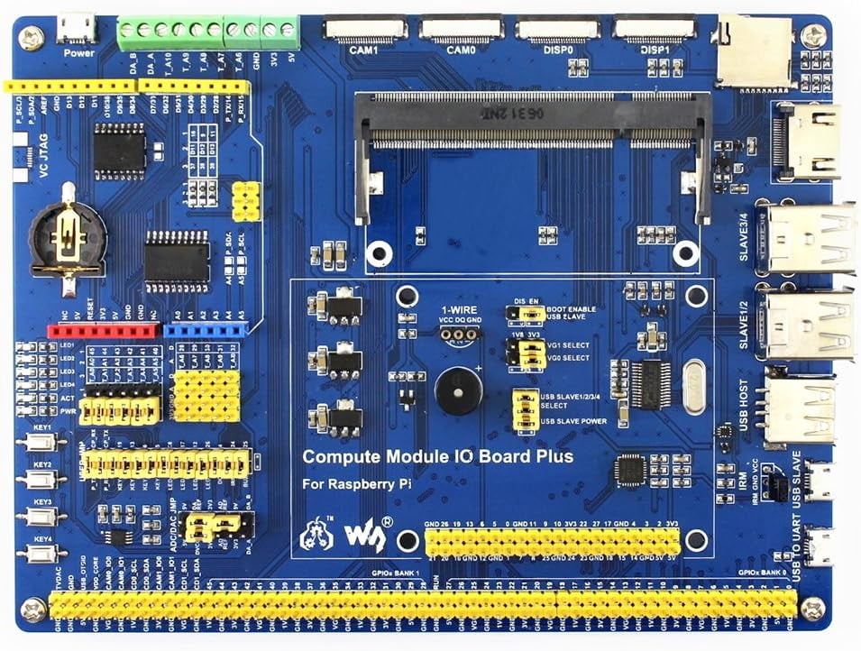 Compute Module IO Board Plus Composite Breakout Expansion Board for ,Compute Module IO Board V3 (CM3/CM3L) Various Common Use Components