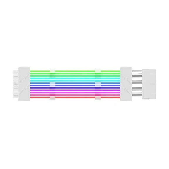Computer 18AWG ARGB Sync PSU Power Supply Extension Cable Kit ATX 24PIN VGA GPU PCI-E 8PIN 6Pin RGB PC Module Cables