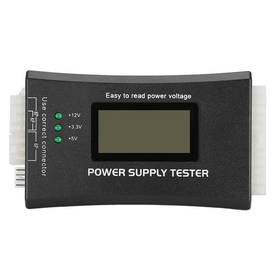 Computer ATX Power Supply Tester, Automatically Alarm Computer ATX Tester Sturdy For ATX Detection For BTX Detection