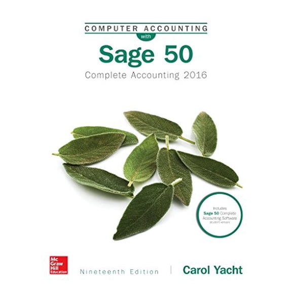 Pre-Owned Computer Accounting With Sage 50 2016