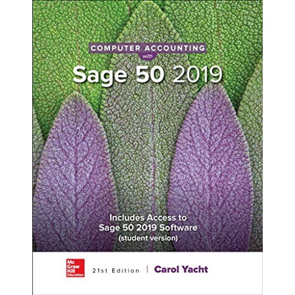 Pre-Owned Computer Accounting with Sage 50 2019