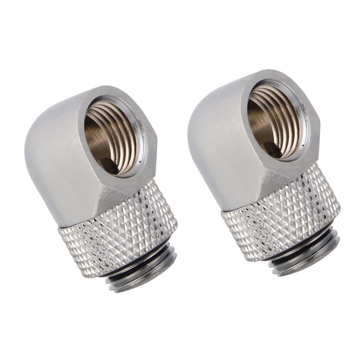 Computer Adapter Hose Reel Swivel Fitting Pc Water Cooling Right Angle