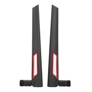 Computer Antenna 2.4ghz Antenna 2Pcs WiFi Antenna Dual Band MIMO SMA Computer Aerial For Router Wireless Network Card USB Adapter