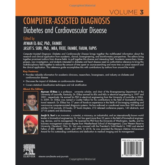 Pre-Owned Diabetes and Cardiovascular Disease: Diabetes and Cardiovascular Disease (Computer-Assisted Diagnosis) [Paperback] S. El-Baz, Ayman and Suri PhD MBA FIEEE FAMIBE FAIUM FSVM FAPVS, Jasjit