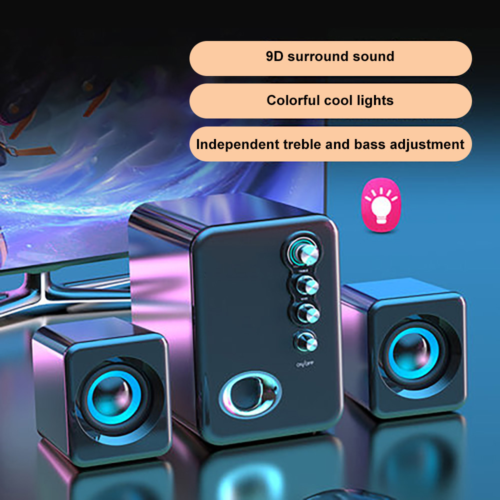 Computer Audio USB 2.1 Multimedia Bluetooth Overweight Subwoofer ...