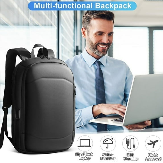 Computer Backpack Belt USB Charger Port,17 Inches