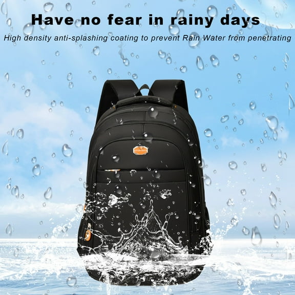 Computer Backpack, Student Travel Bag, Large Capacity, Multi-compartment, Cloth Material, Durable Stylish, Outdoor Commuting Use, Laptop Compartment