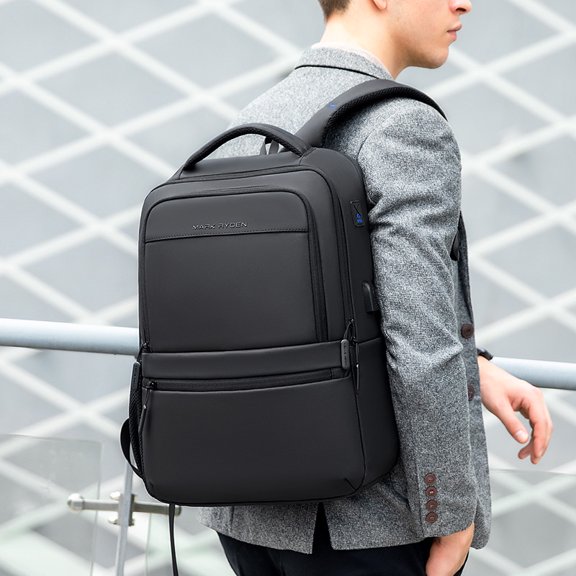 Computer Bag 156-inch Men's Business Backpack Large Capacity Business Trip Travel Backpack,40cm