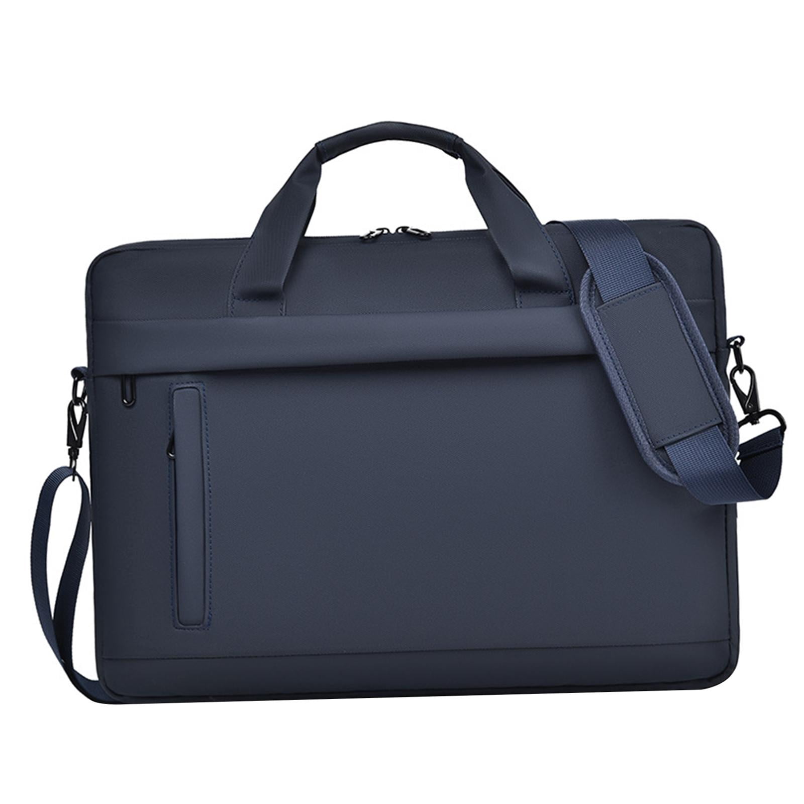 Computer Bag Laptop Briefcase Business Travel Bag Large Capacity with Zipper for Office Work Commuting