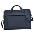 thumbnail image 1 of Computer Bag Laptop Briefcase Business Travel Bag Large Capacity with Zipper for Office Work Commuting, 1 of 9