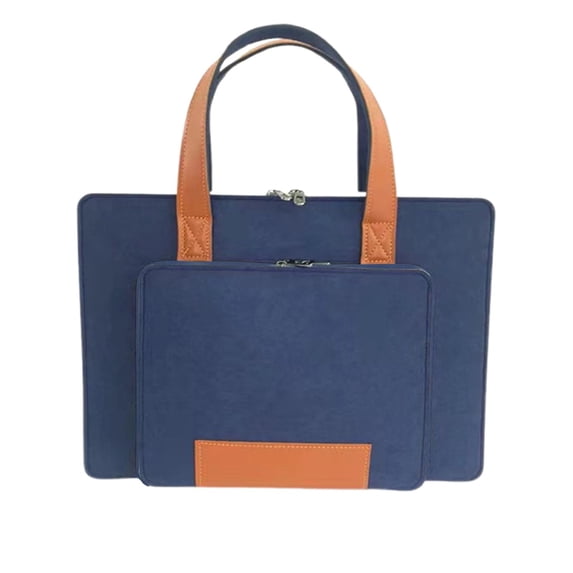 Computer Bag, Large Capacity Laptop Sleeve for Business Travel, Padded Notebook Case for Daily Work