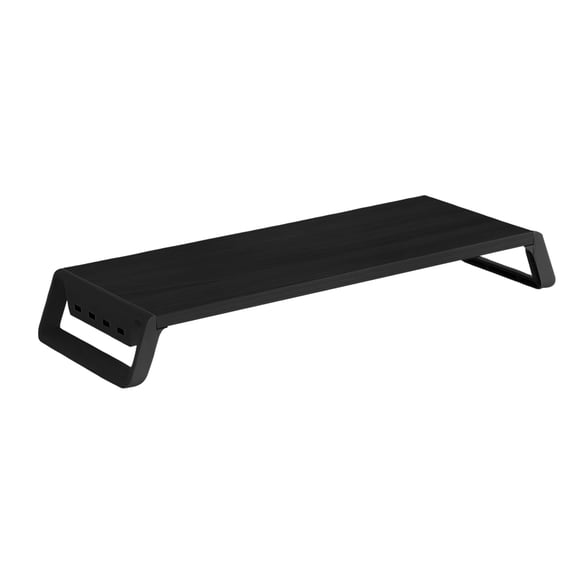 Computer Booster Stand Ergonomic Monitor Riser For Office Supplies (Black)