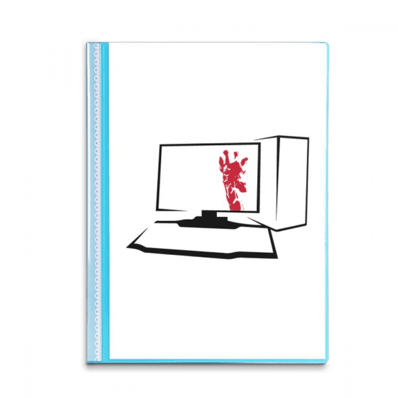 Computer Box Giraffe Keyboard Book Sheet Protectors Portfolio Binder Folder