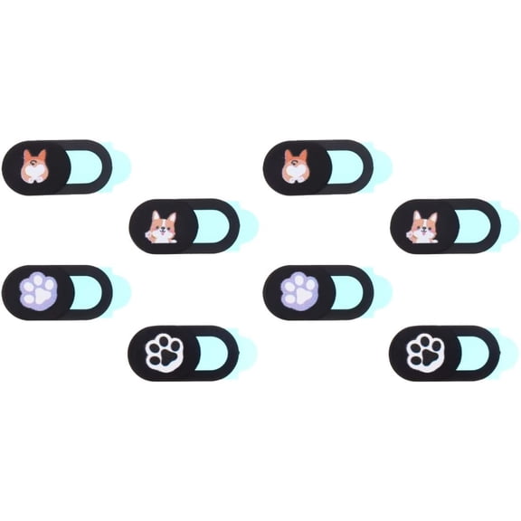 Computer Camera 2pcs Webcam Cover Slide webcam camera cover slide camera cover slide blocker privacy slider Camera Blocker: Computer Laptop