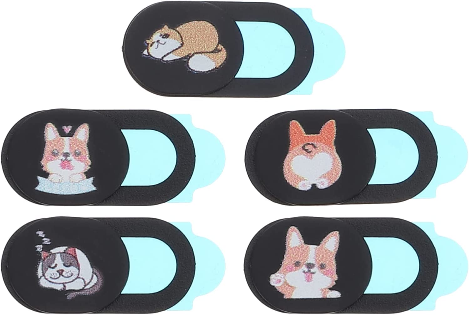 Computer Camera 5Pcs Webcam Cover Laptop Camera Patch Cute Cat Pattern ...