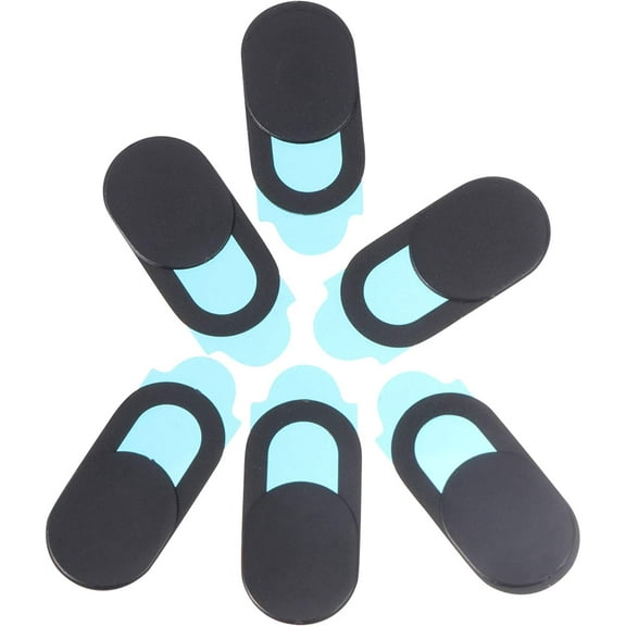 Computer Camera Webcam Cover Slide Peeping Blocker Camera Slide Accessories Compatible for Smartphone Desktop 6PCS Desktop Camera