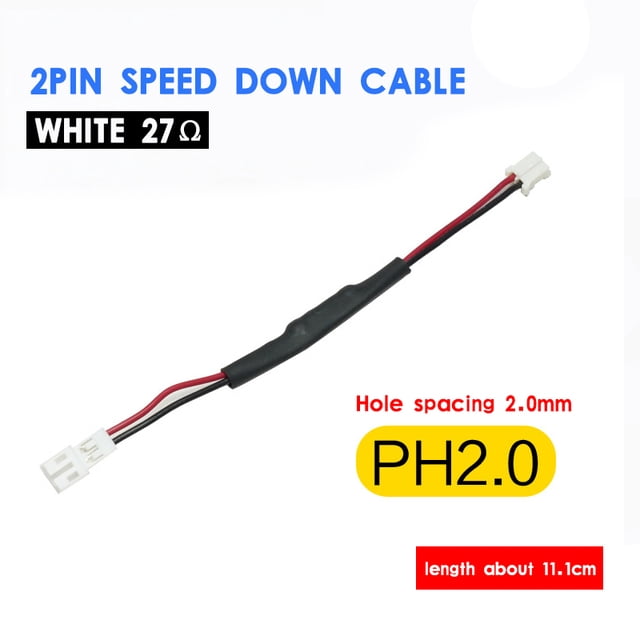 Computer Case CPU Cooler GPU Video Card Fan 2PIN 3PIN 4PIN D IDE Resistor Speed Down Cable Reduce Speed And Noise