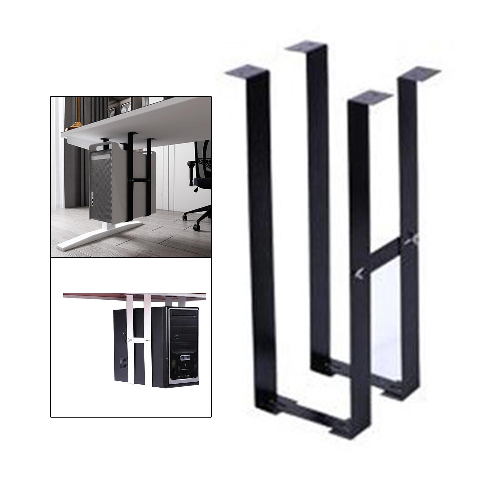 Computer Case Carrier Durable Corrosion Resistance Stamping Process Adjustable Sturdy 2.45mm Thick Laptop Economy black