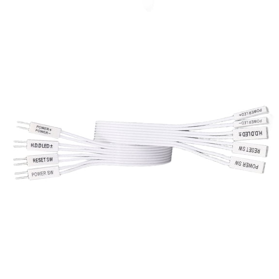 Computer Case Front Panel Cable Extender For Power Switches LED Motherboard Power Cable Replacement