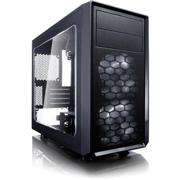 Computer Case with Side Window, Black