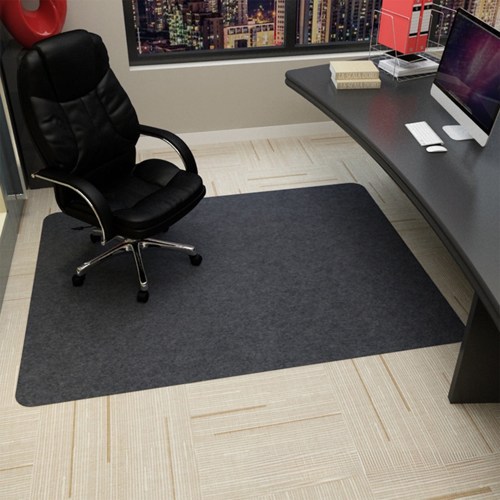 Walmart Computer Mat Computer Chair Office Mat Non Slip Self-Adhesive Desk Rug Gaming Swivel ...