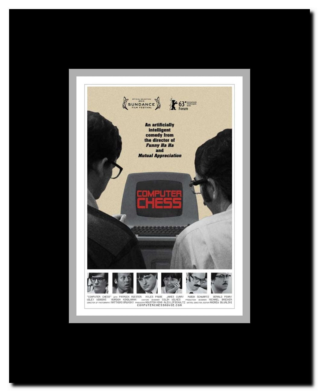 Computer Chess Framed Movie Poster