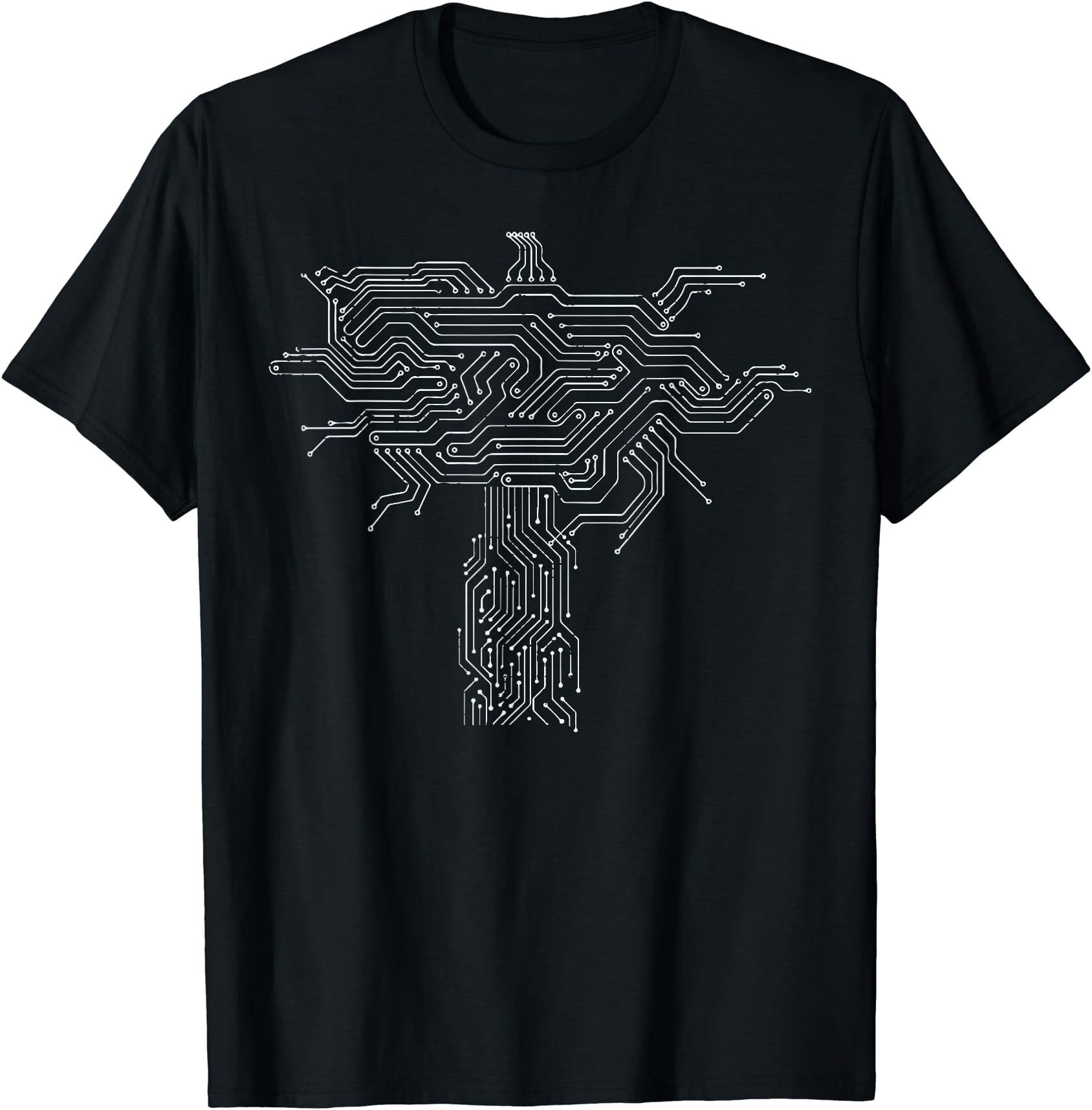 Computer Circuit Board Tree Programmer Developer Men Women T-Shirt ...