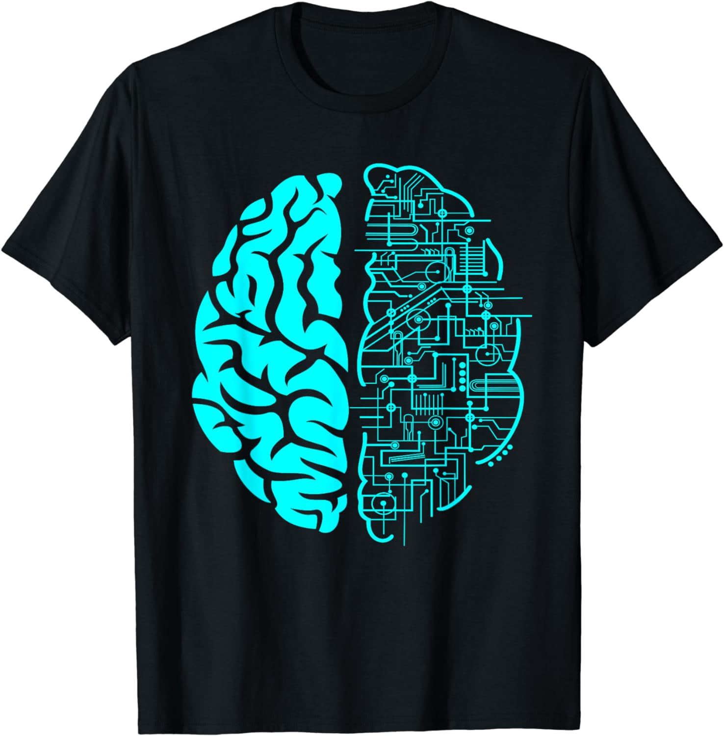 Computer Circuit Digital Brain Gifts For Science Nerds TShirt