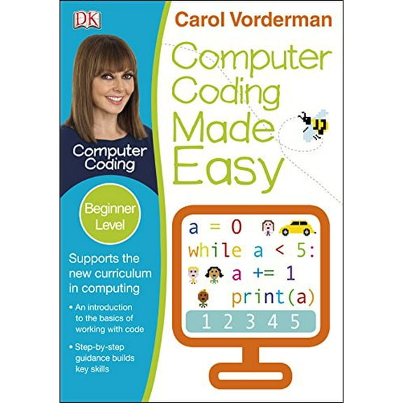 Pre-Owned Computer Coding Made Easy, Ages 7-11 (Key Stage 2): Beginner Level Python Computer Coding Exercises (Made Easy Workbooks) Paperback
