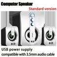 Computer Combination Speakers Subwoofer AUX USB Wired Bluetooth Audio