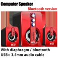 Computer Combination Speakers Subwoofer AUX USB Wired Bluetooth Audio