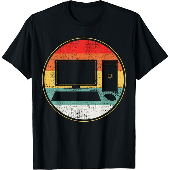 t-shirt Computer Computer Science IT Support Retro Vintage T-Shirt mens t shirt,black,women,funny,misfits,men,journey