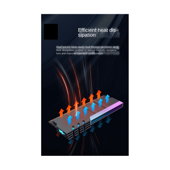 Computer DDR4 DDR5 5V ARGB Sync Memory Radiator PC RGB Colorful RAM Heatsink Cooler Cooling Shim Armor Silver White