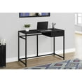 thumbnail image 1 of Computer Desk - 1 Storage Drawer / Metal Frame - 42"L - Black / Black, 1 of 4