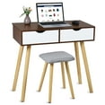 thumbnail image 1 of Computer Desk 32" w/ Storage Drawer Home Office Writing Desk Makeup Vanity Table, 1 of 3