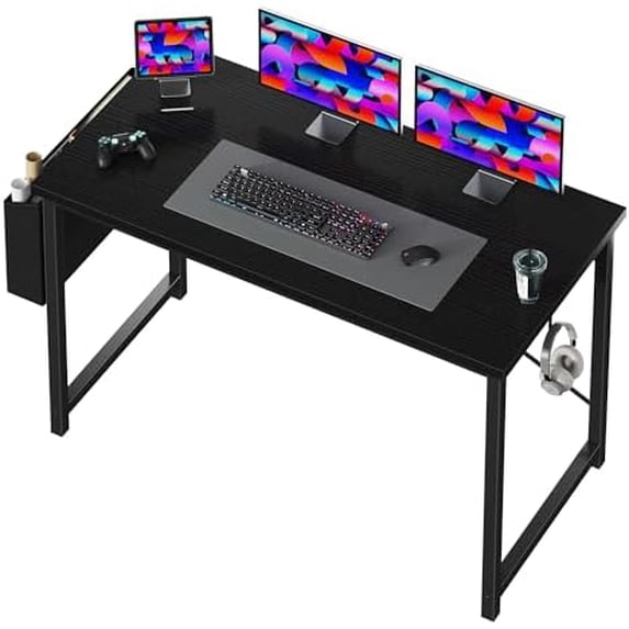 Computer Desk 47 Inch Home Office Desks for Small Spaces, Gaming ...