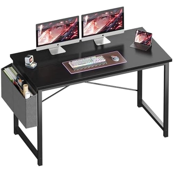 Computer Desk 47 Inch Home Office Desks for Small Spaces, Gaming ...