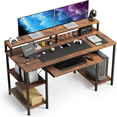 Computer Desk 48 Inch Home Office Desk Gaming Desk with Keyboard Tray
