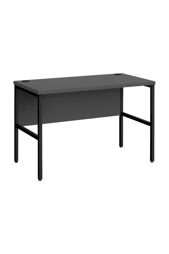 Computer Desk - 48"L - Home Office - Commercial Grade - Gray Laminate - Black