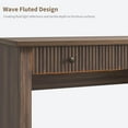 thumbnail image 1 of Computer Desk 54 Inch – Home Office Desk with File Drawers, Storage Cabinet & Charging Station, Modern Fluted Executive Writing Table for Small Spaces, 1 of 8