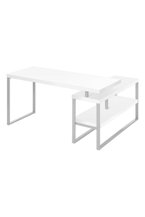 Computer Desk - Corner - 60"L - L Shape - Work - Laptop - White Laminate