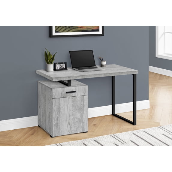 Computer Desk, Home Office, Laptop, Left, Right Set-Up, Storage Drawers ...
