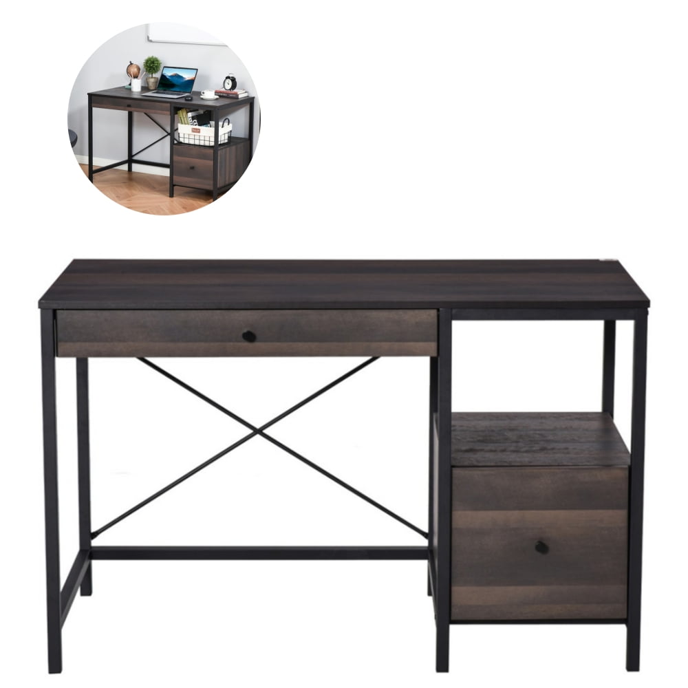 Computer Desk Home Office Workstation Laptop Study Table With Drawer