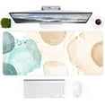 thumbnail image 1 of Computer Desk Mat for Keyboard and Mouse, Desk Pad Mat, Extra Large Mouse Pad for Desk with Non-Slip Rubber Base, Desk Matt, XXL Keyboard Mat for Gaming, Office, Women,Boho Bubble Watercolor, 1 of 6