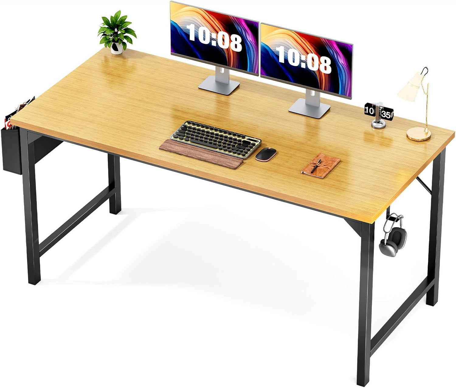 Computer Desk Office 48 Inch Writing Work Kids Study Simple Wooden PC ...