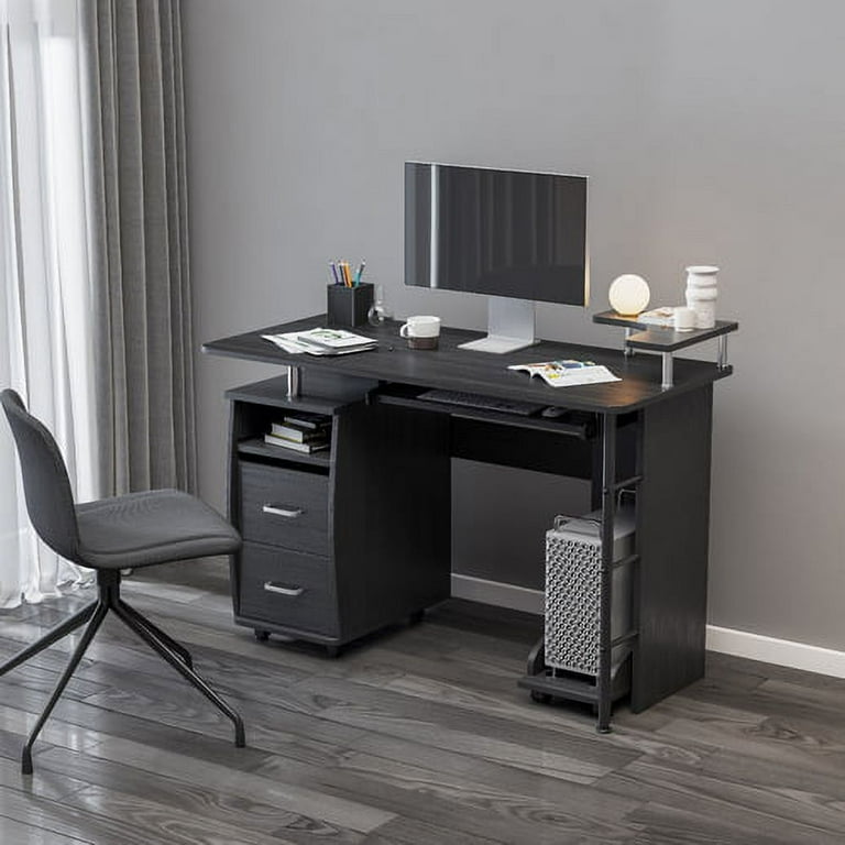 Computer table with pull out tray deals