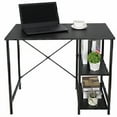 thumbnail image 1 of Computer Desk PC Laptop Table Workstation Study Home Office With 2 Tier Shelves, 1 of 3