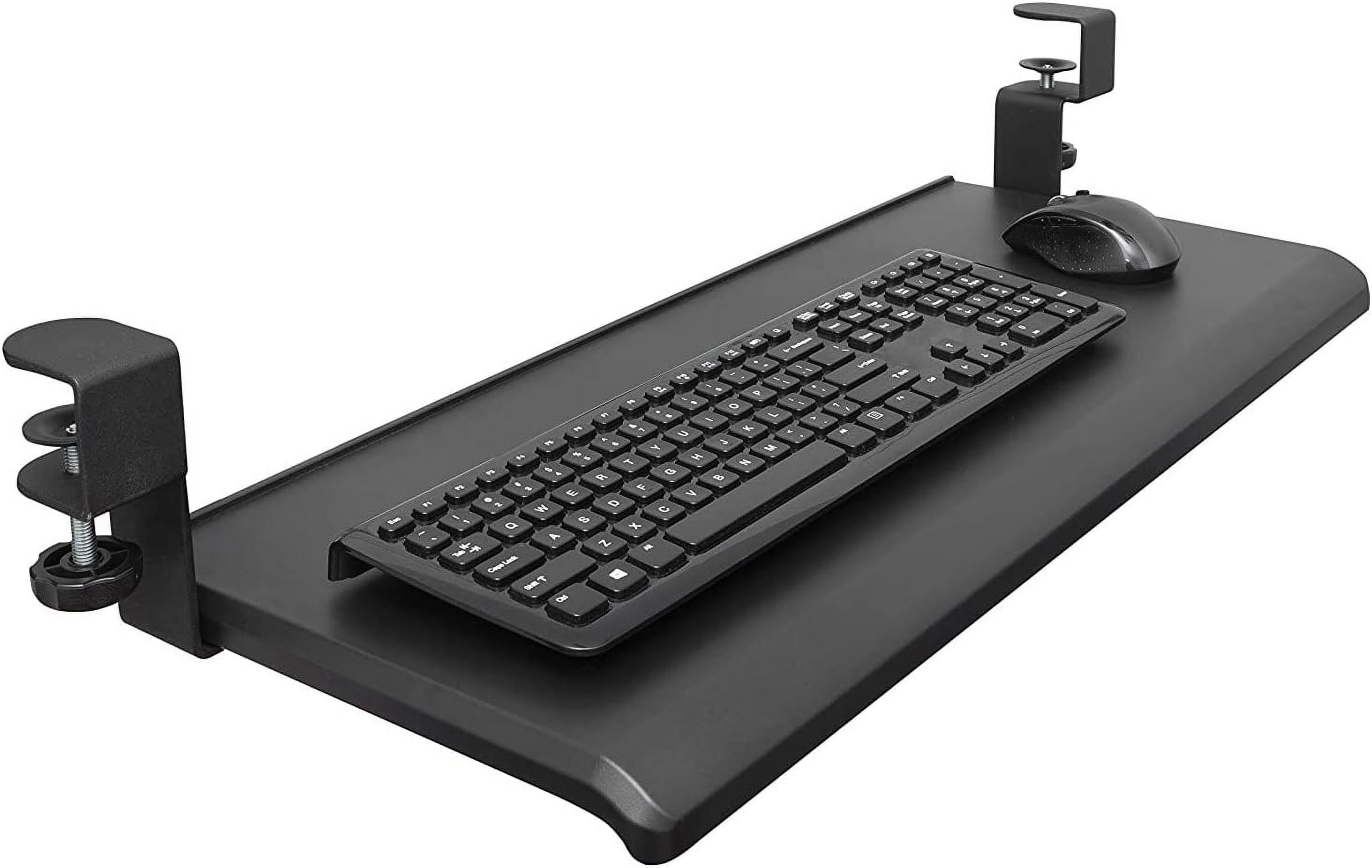 Computer Desk Store Clamp On Keyboard Tray, Mouse Holder, Under Counter
