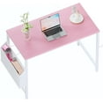 thumbnail image 1 of Computer Desk for Small Spaces with Storage Bag, Home Office Work Desk with Headphone Hook, 1 of 12